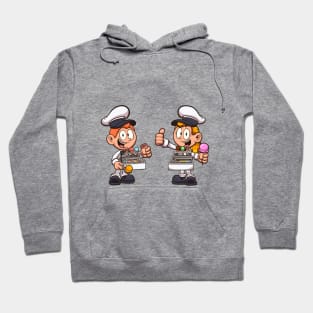 Boy And Girl Selling Ice Cream Hoodie